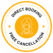 Direct booking - Free cancellation