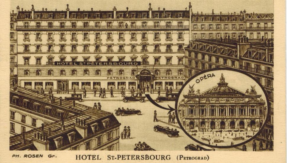Hôtel Saint Petersbourg - Histoire